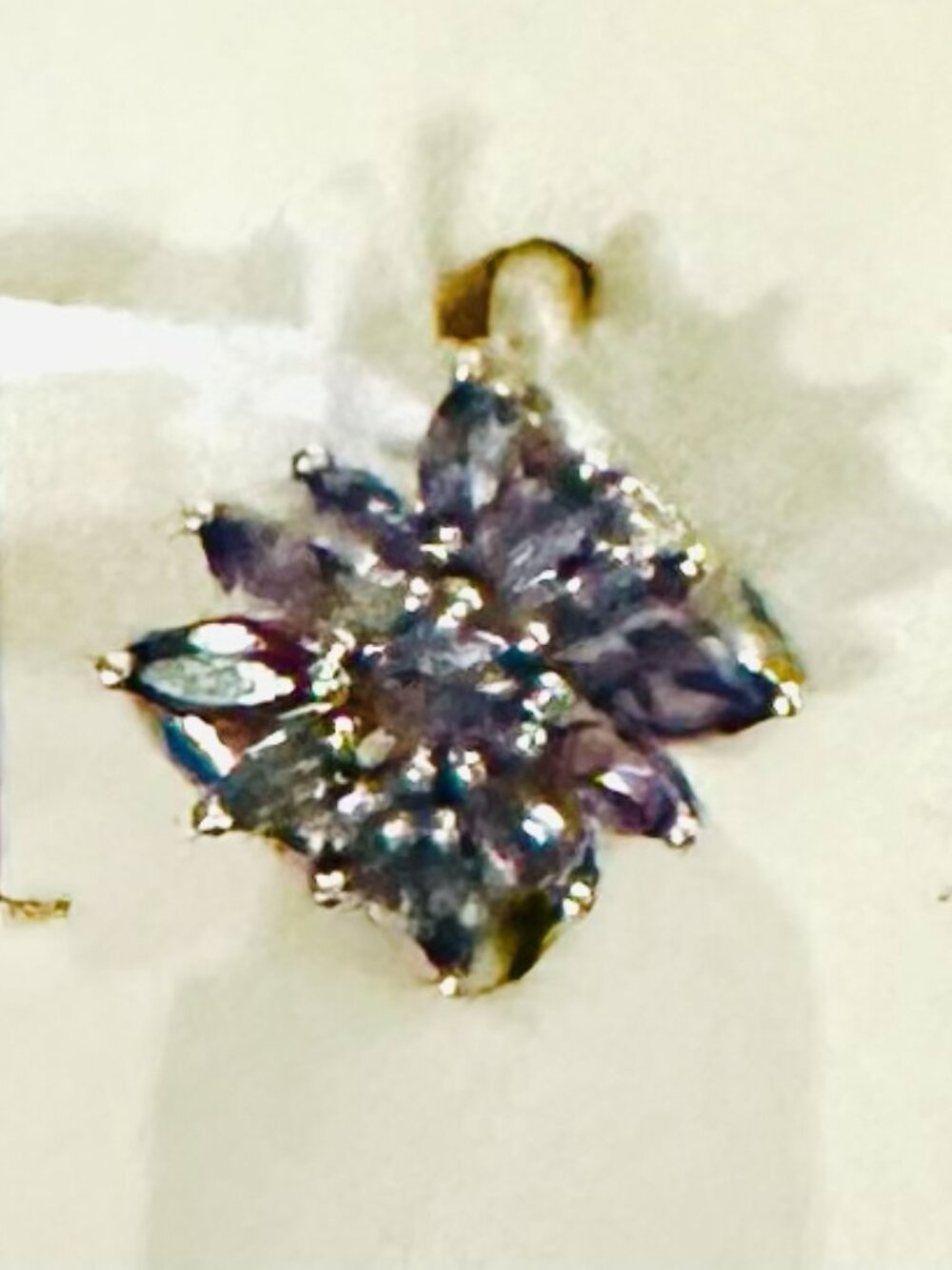 New Beautiful Amethyst Ring Looks Like Flower